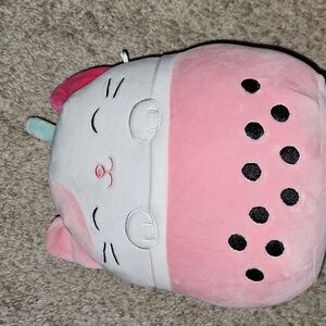 Squishmallow Roxy the Boba Cat 8” Plush KellyToy HTF Exclusive
